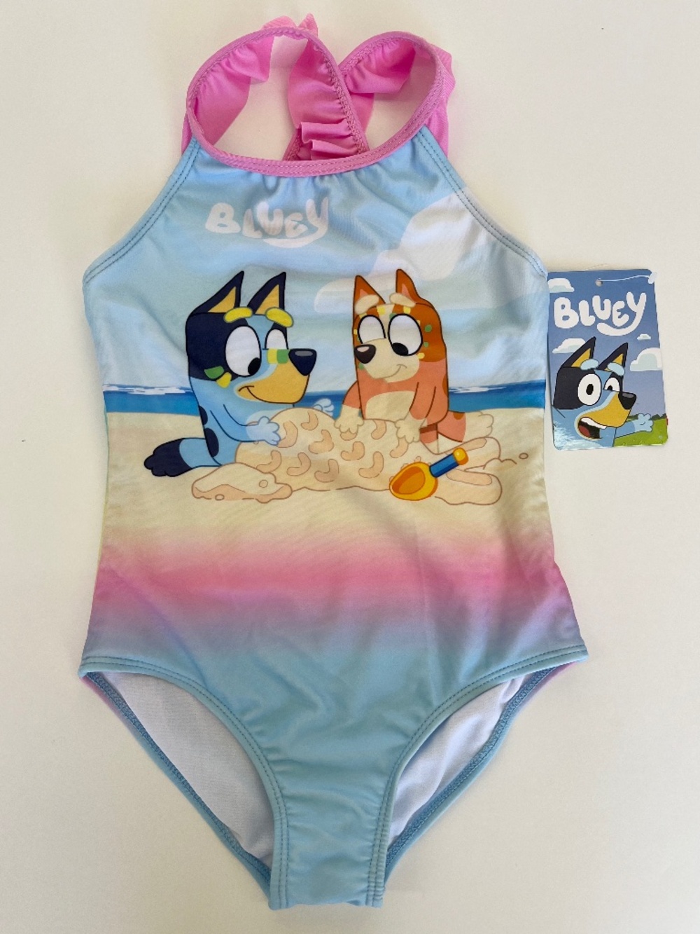 NWT Bluey Girls 5/6 Swimsuit